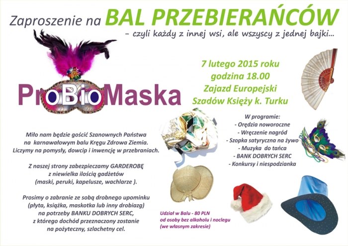 Dekada istnienia Kręgu ZDROWA ZIEMIA – Bal Karnawałowy