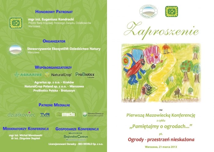 I Mazowiecka Konferencja – Warszawa – 21.03.2013