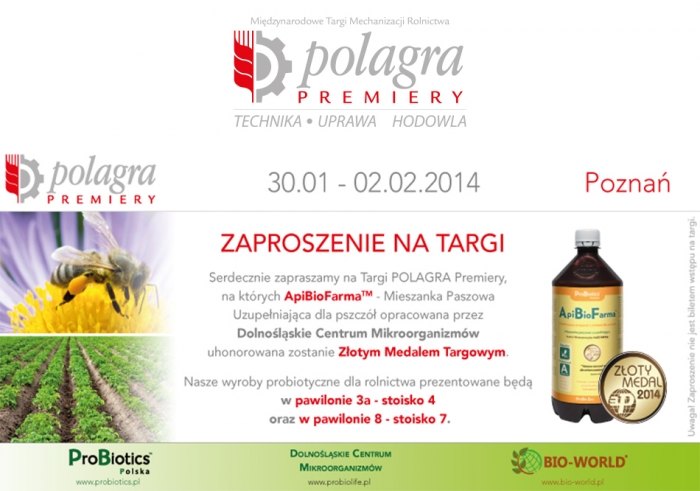 Polagra 2014 – Zapraszamy !