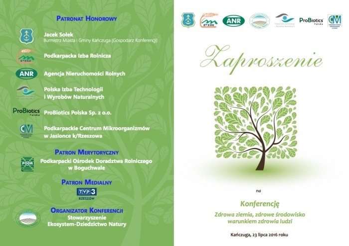 Konferencja, Kańczuga, 23 lipca 2016 roku