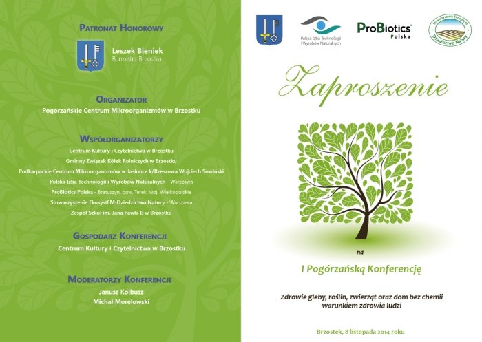 I Pogórzańska Konferencja – Brzostek, 8.11.2014