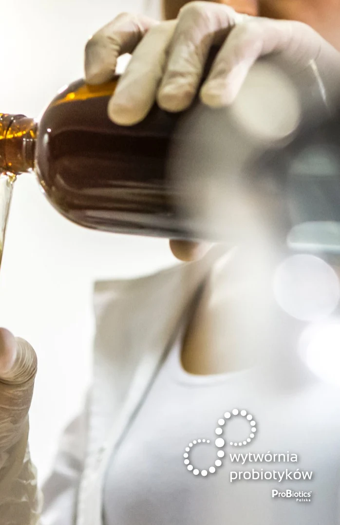 Praca z preparatem w Wytwórni Probiotyków