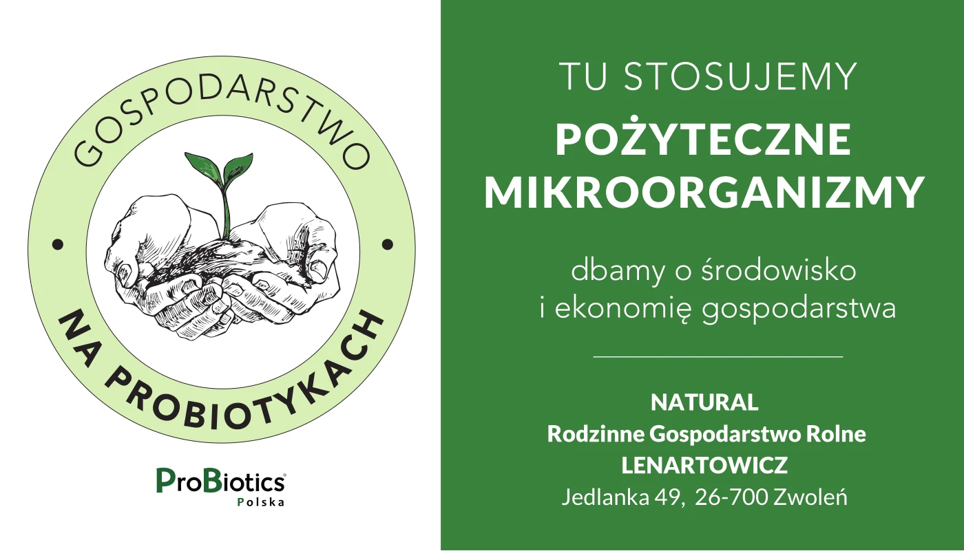 Tablica — Rodzinne Gospodarstwo Rolne Lenartowicz